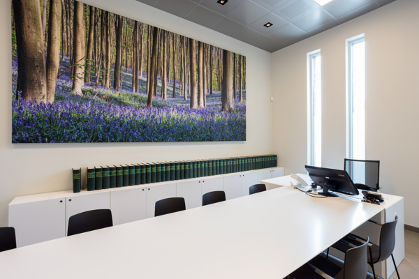 COUSTpanel met print van het Hallerbos